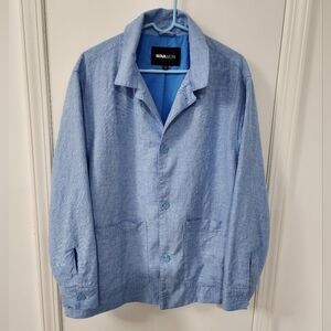 NOVA MEN Linen Blend Lightweight Blazer MED